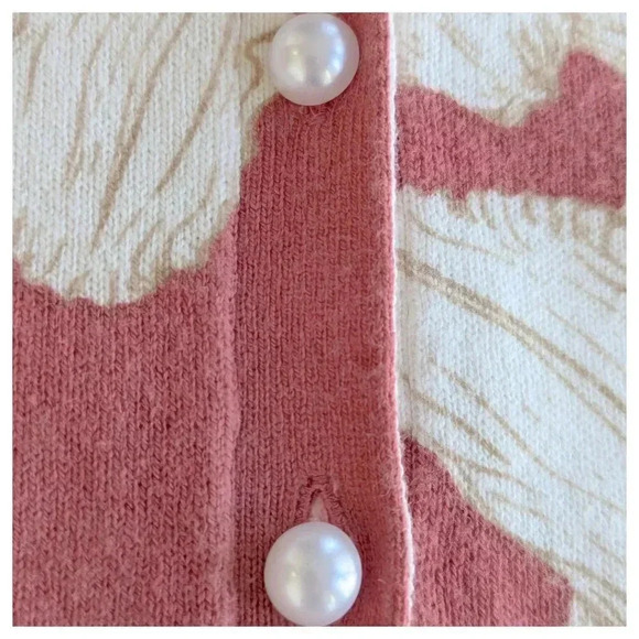 BEAUTIFUL by Lawrence Zarian Floral Print Cardigan Size XL - Picture 6 of 8